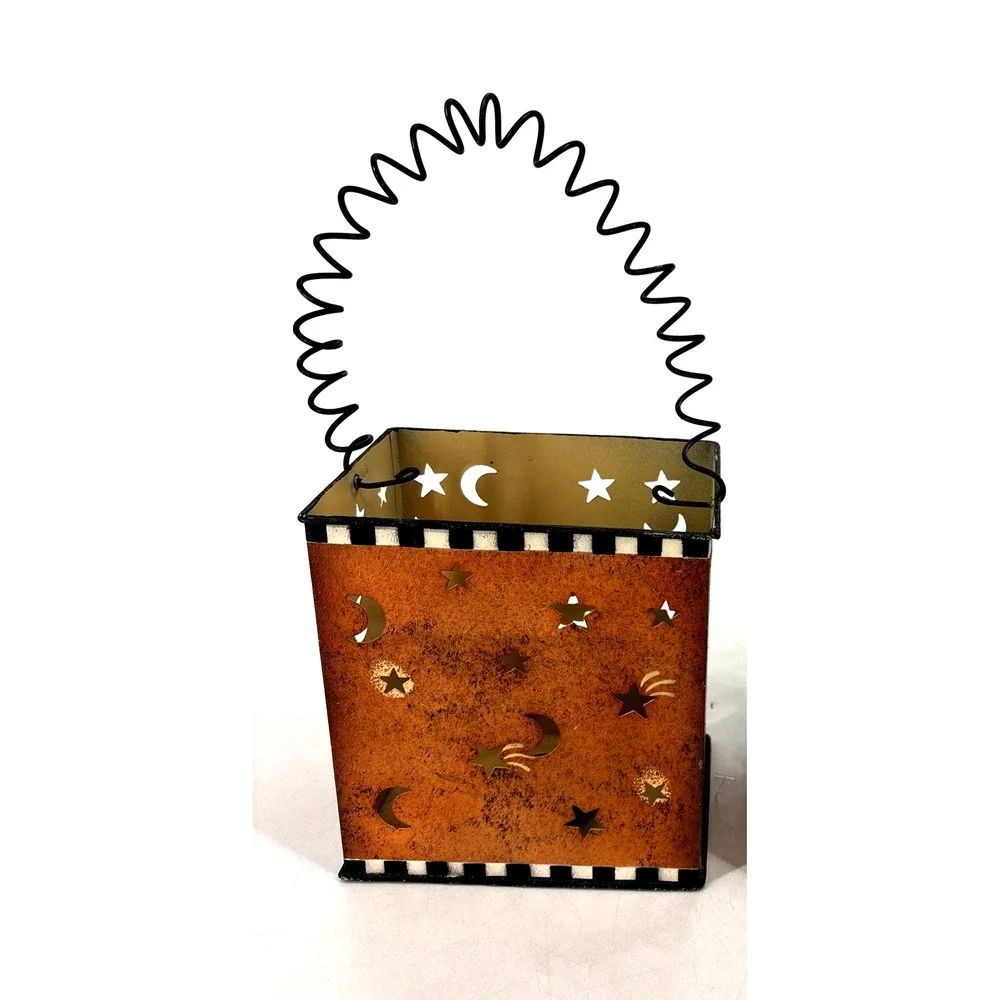 Mary Engelbreit Halloween Luminaire Candle Holder Decor Witch Pail